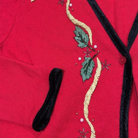 Vintage - Studio Collection - small, holiday sweater/faux tank - Picture 4 of 11